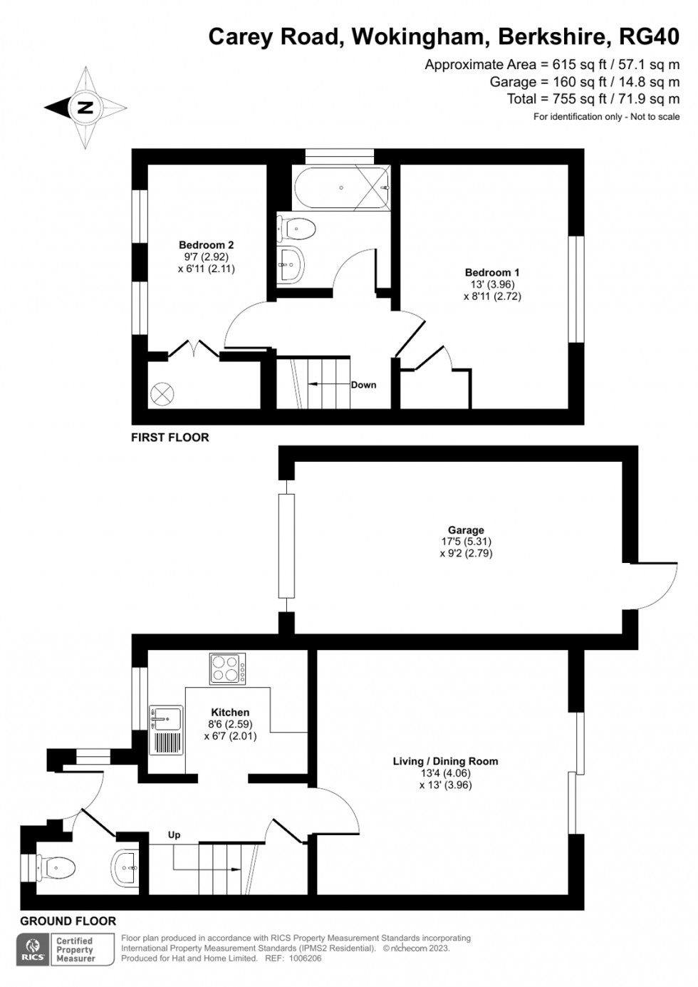 Floorplan for Wokingham, Berkshire