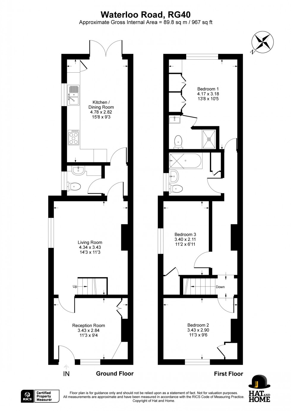 Floorplan for Wokingham, Berkshire