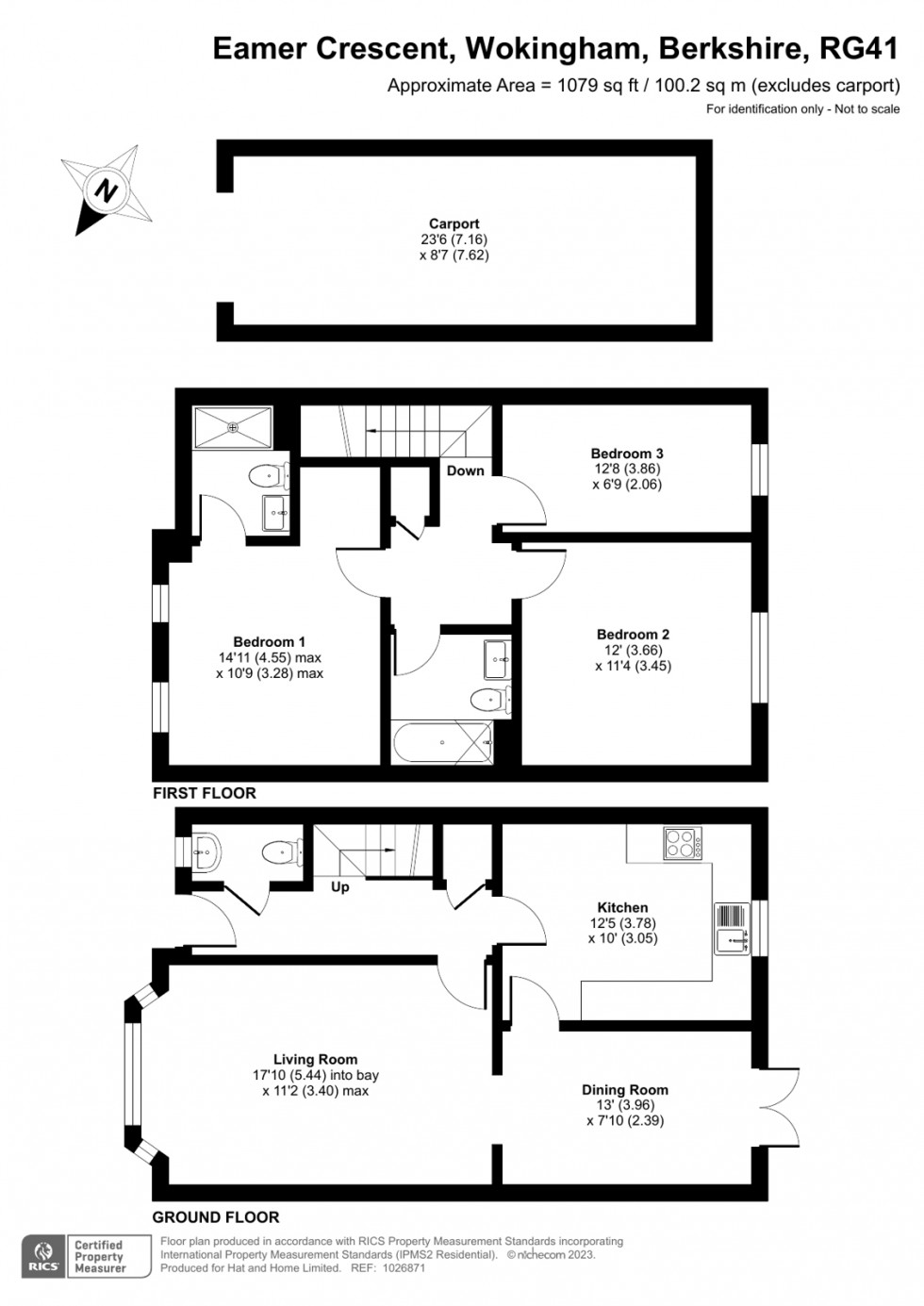 Floorplan for Wokingham, Berkshire