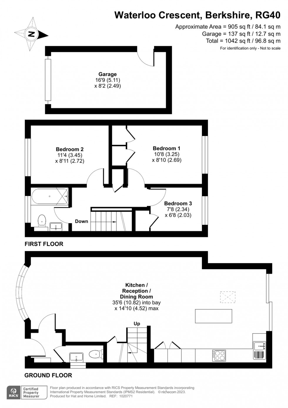 Floorplan for Wokingham, Berkshire