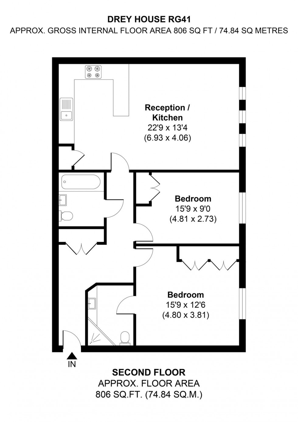 Floorplan for Wokingham, Berkshire
