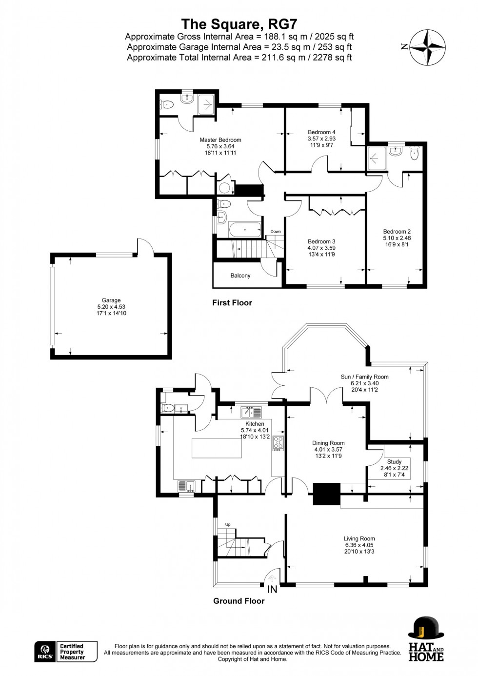 Floorplan for Spencers Wood, Reading, Berkshire