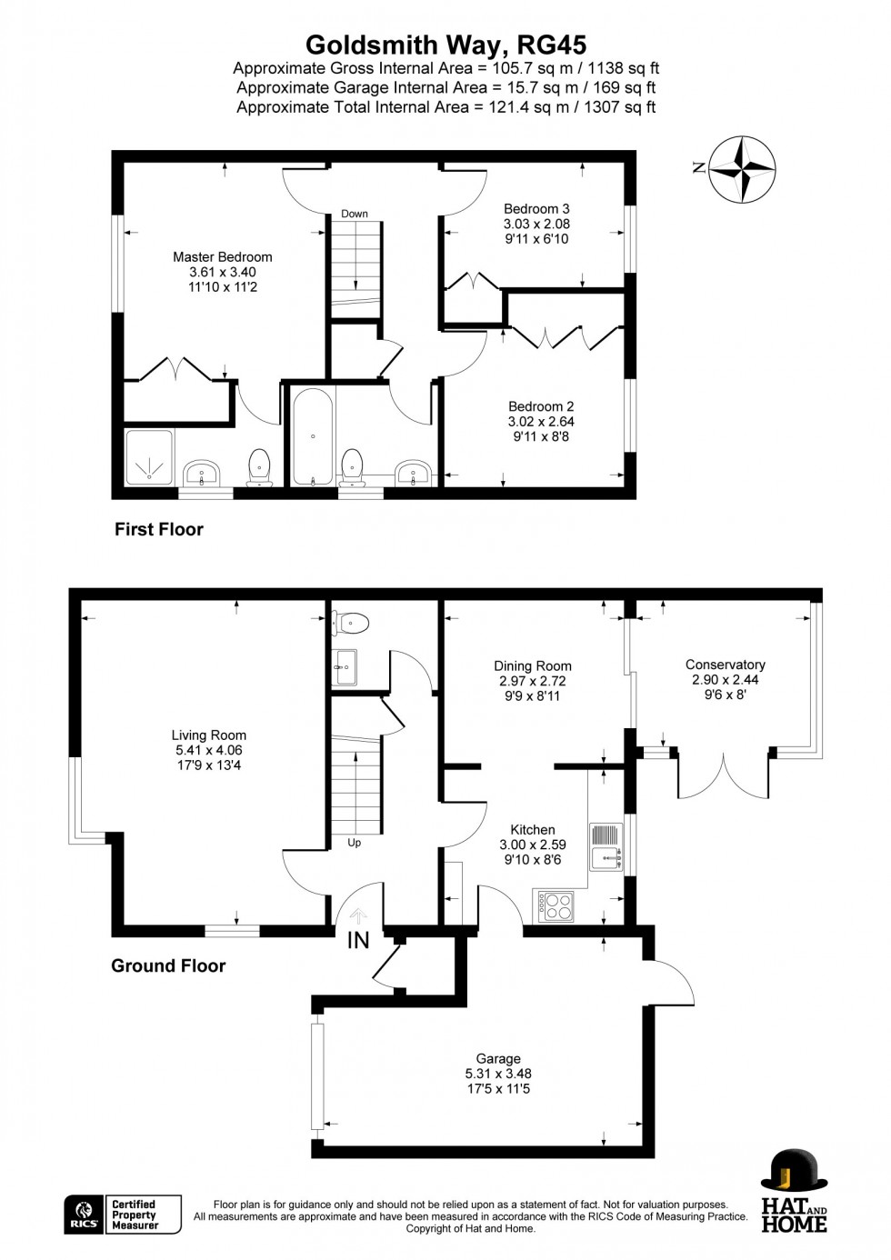 Floorplan for Crowthorne, Berkshire