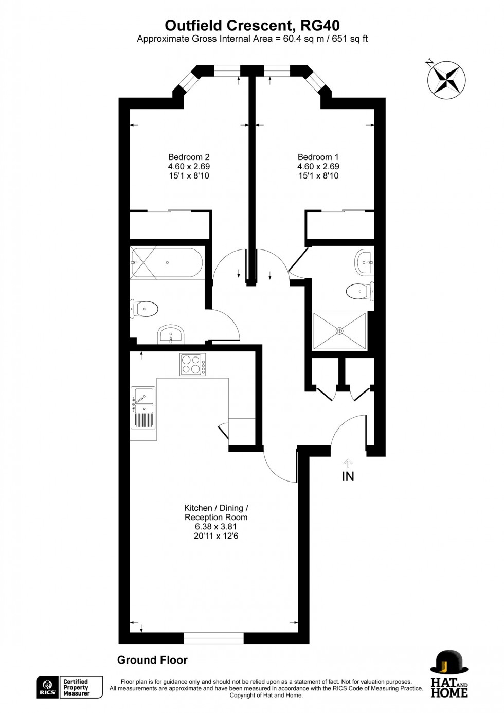 Floorplan for Wokingham, Berkshire