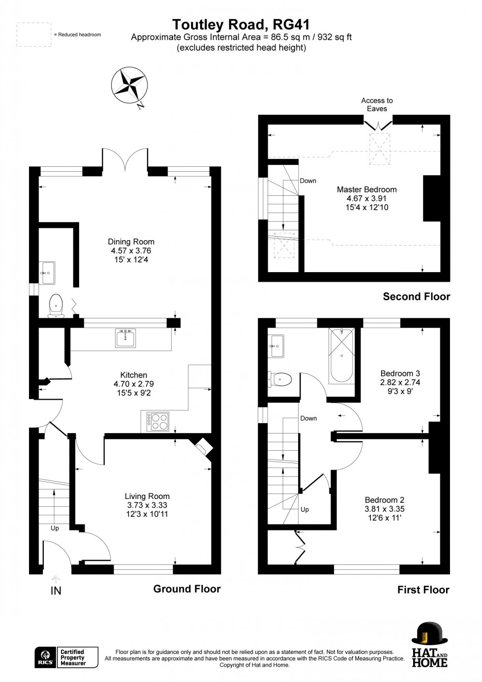 Floorplan for Wokingham, Berkshire