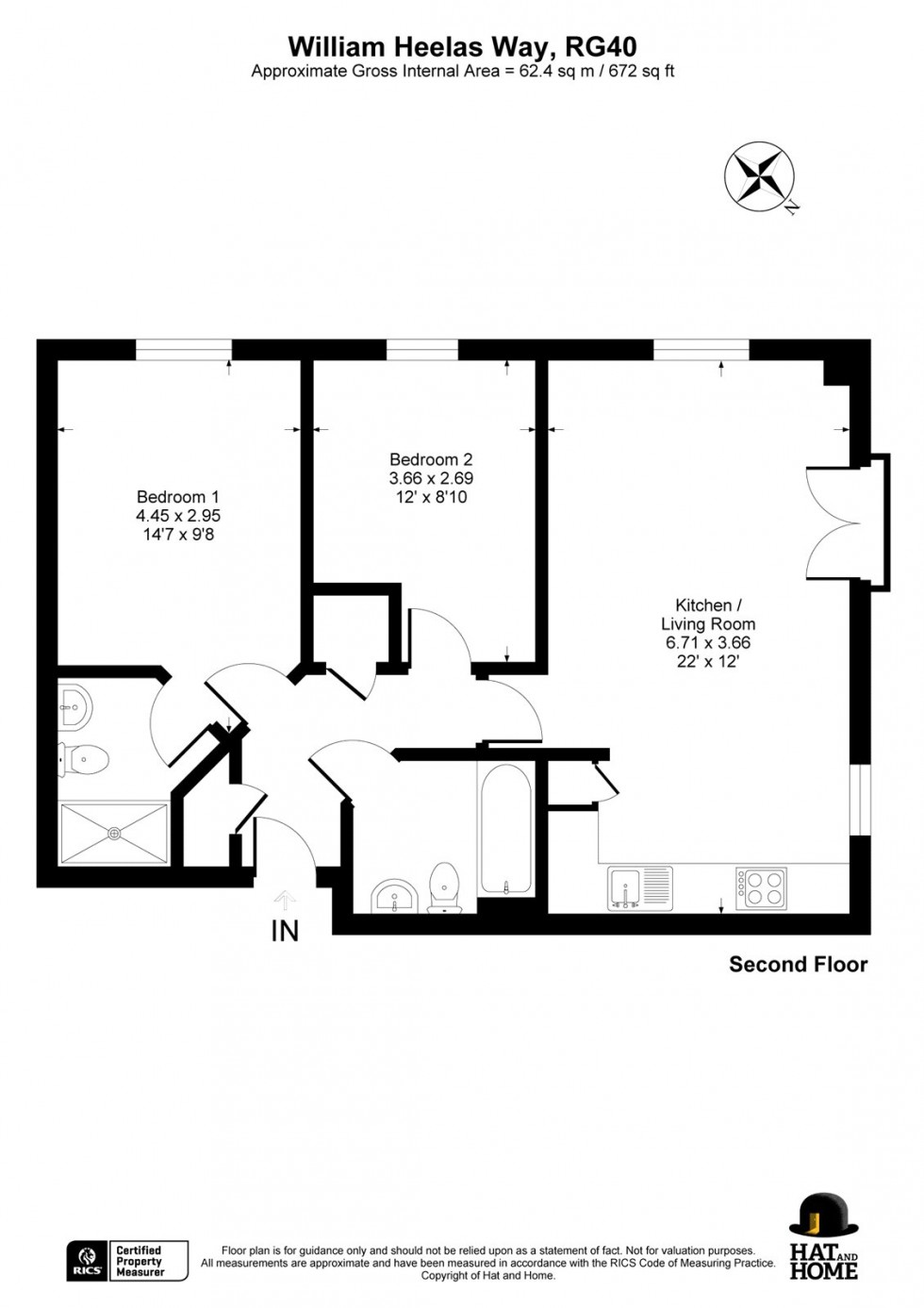 Floorplan for Wokingham, Berkshire