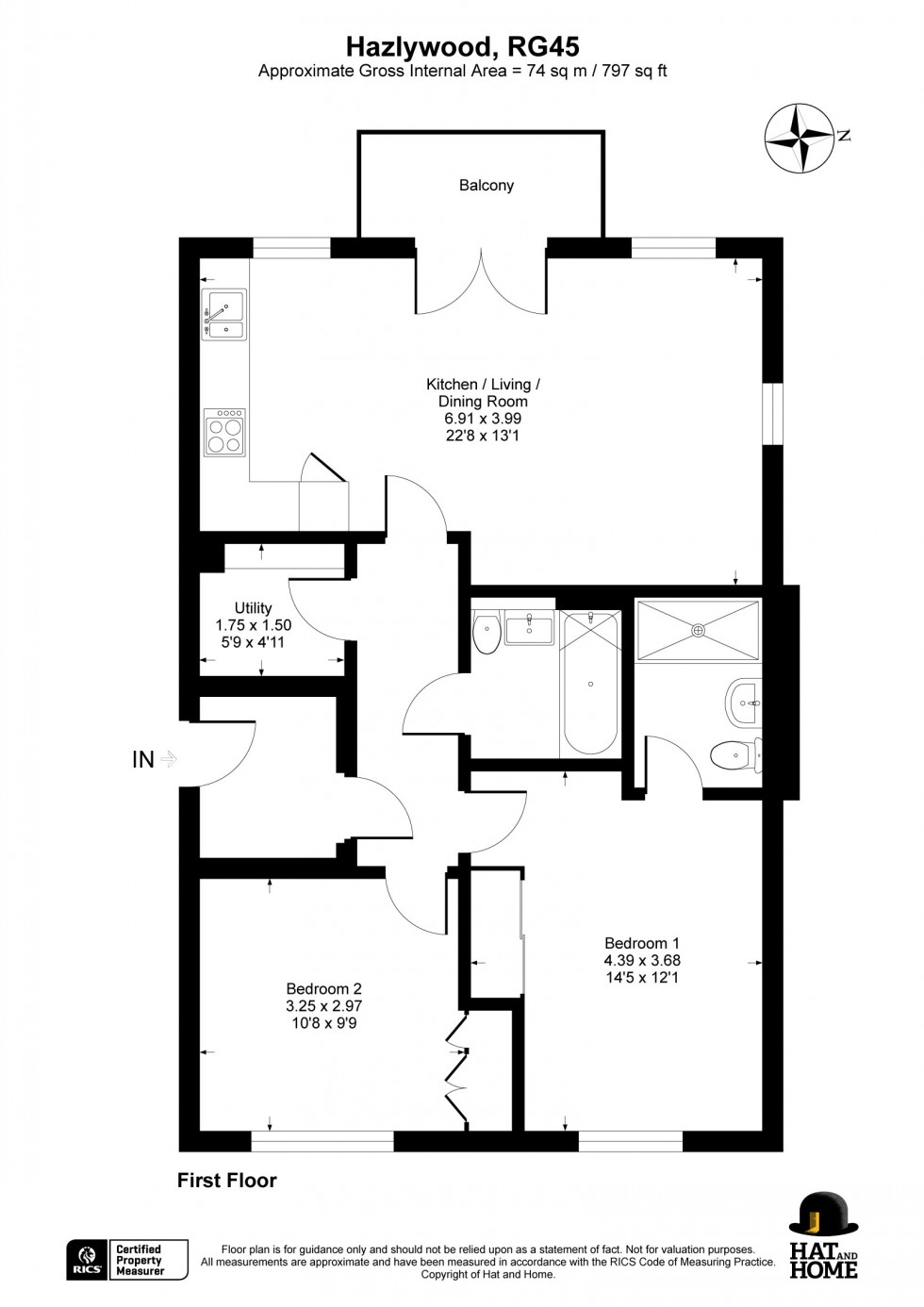 Floorplan for Wokingham, Berkshire