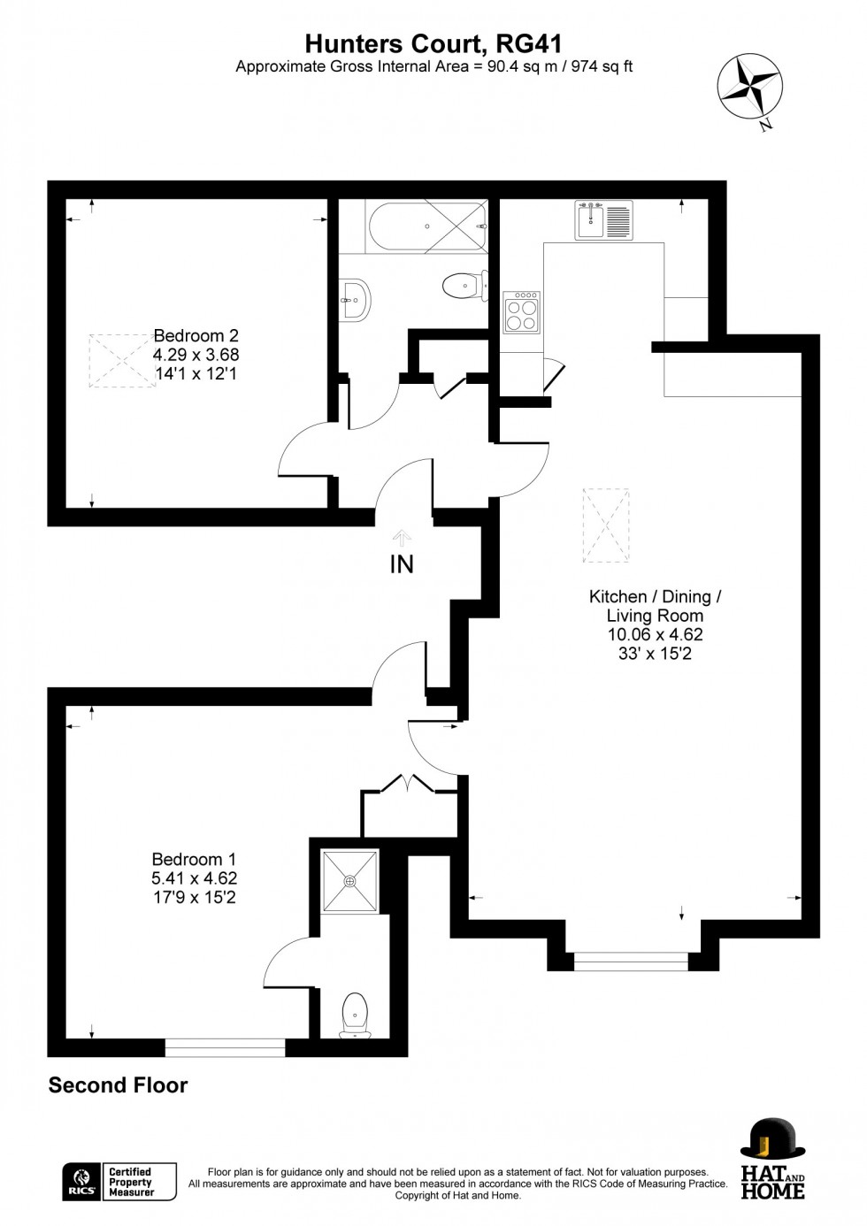 Floorplan for Winnersh, Wokingham, Berkshire