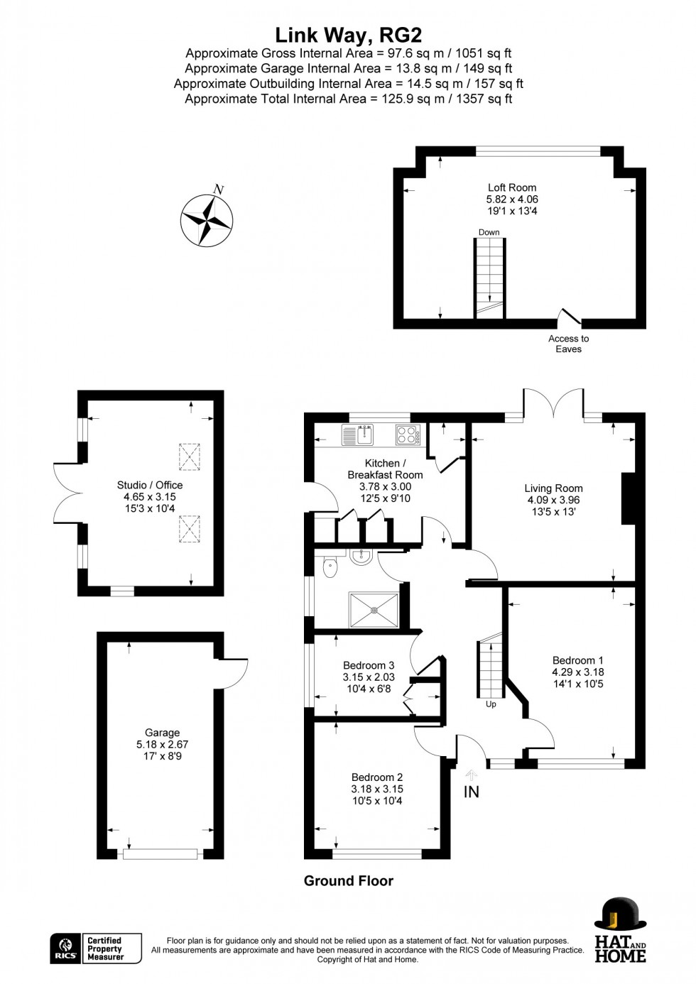 Floorplan for Arborfield Cross, Reading, Berkshire