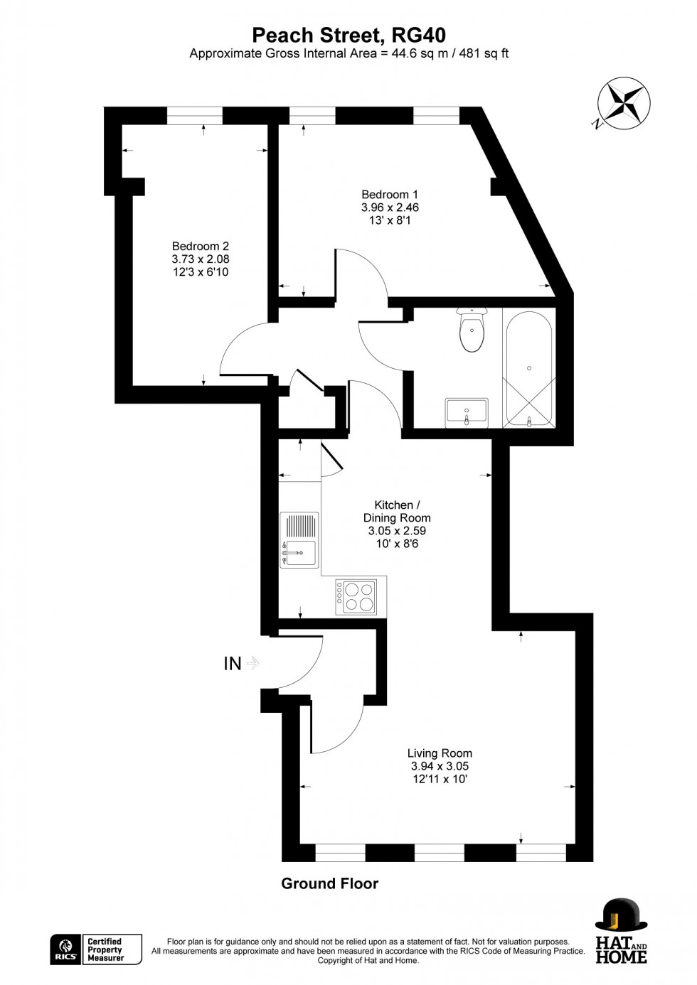 Floorplan for Wokingham, Berkshire