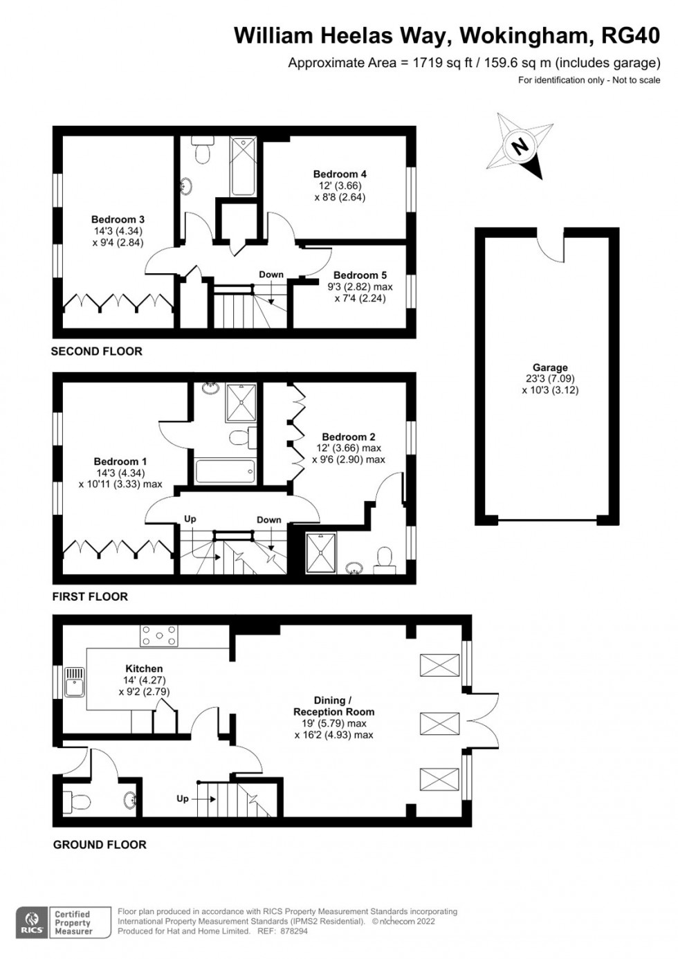 Floorplan for Wokingham, Berkshire