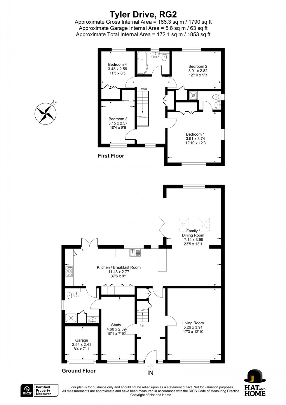 Floorplan for Arborfield, Reading, Berkshire