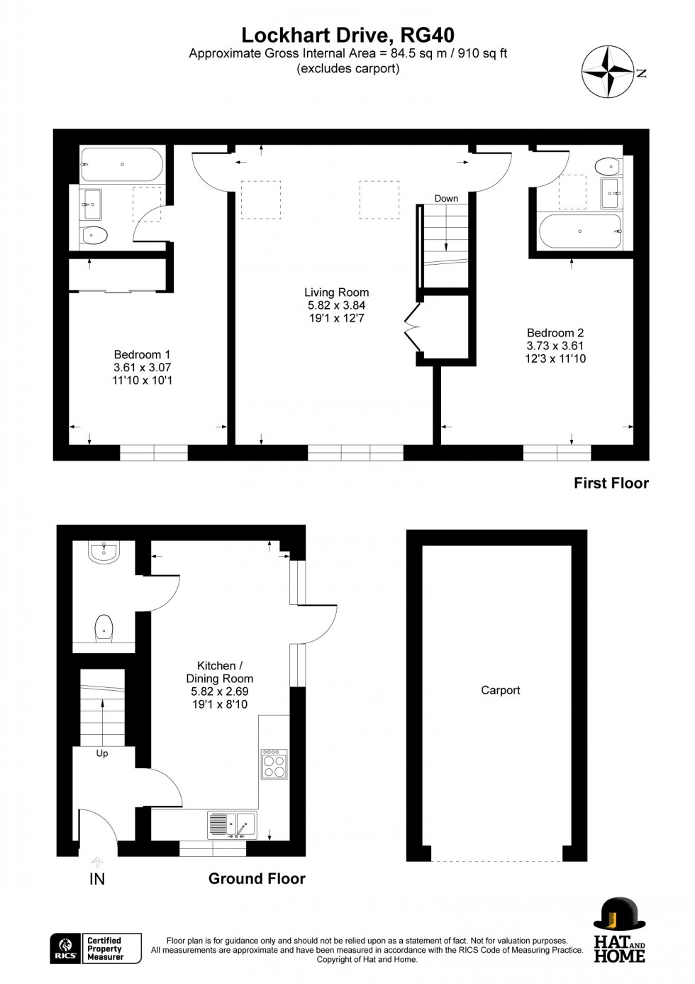Floorplan for Wokingham, Berkshire