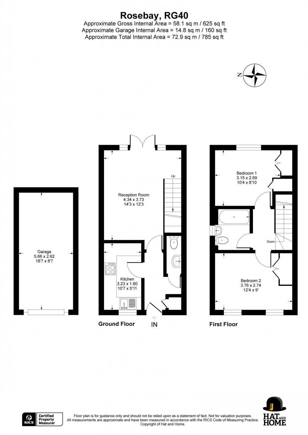 Floorplan for Wokingham, Berkshire