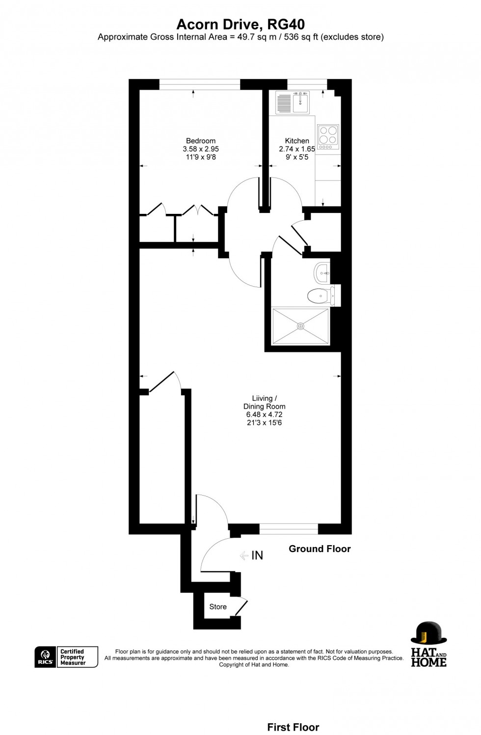 Floorplan for Wokingham, Berkshire