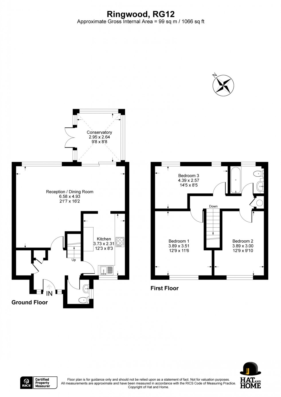 Floorplan for Bracknell, Berkshire