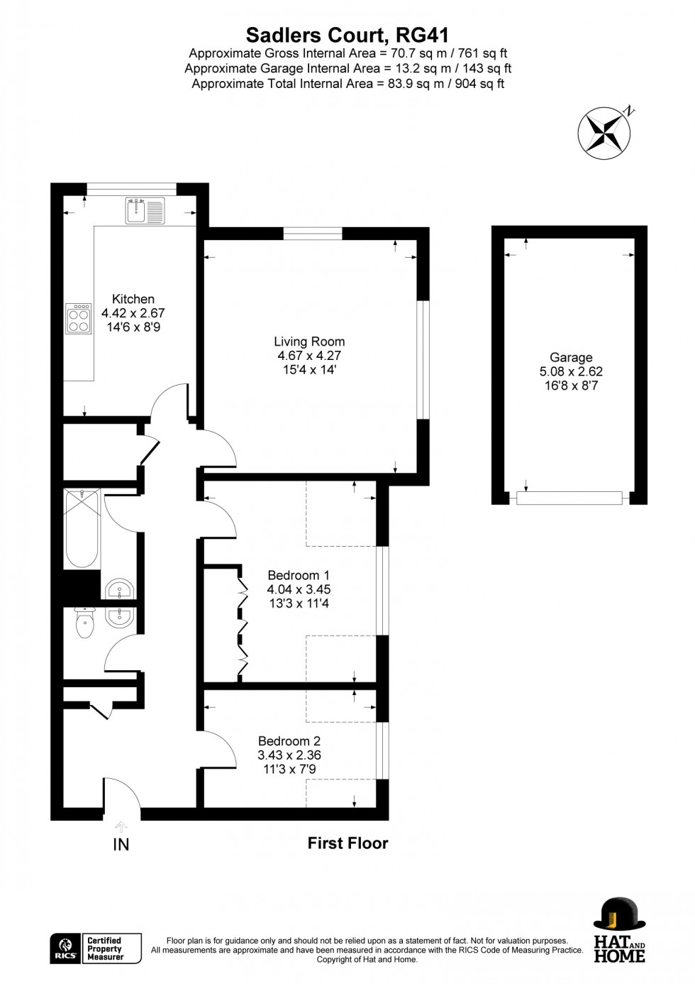 Floorplan for Winnersh, Wokingham, Berkshire