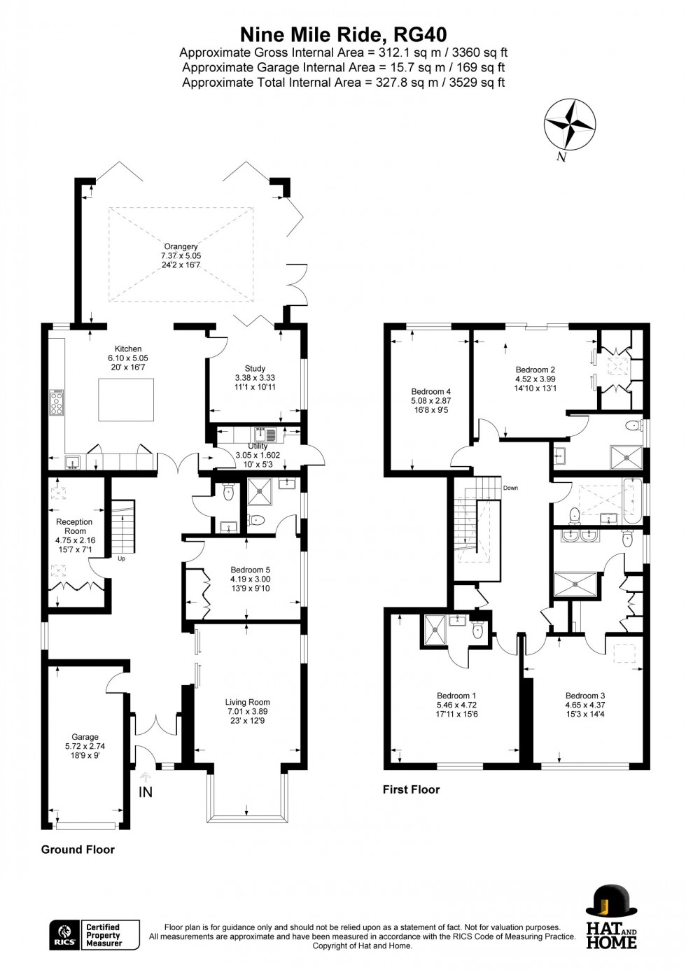 Floorplan for Finchampstead, Wokingham, Berkshire