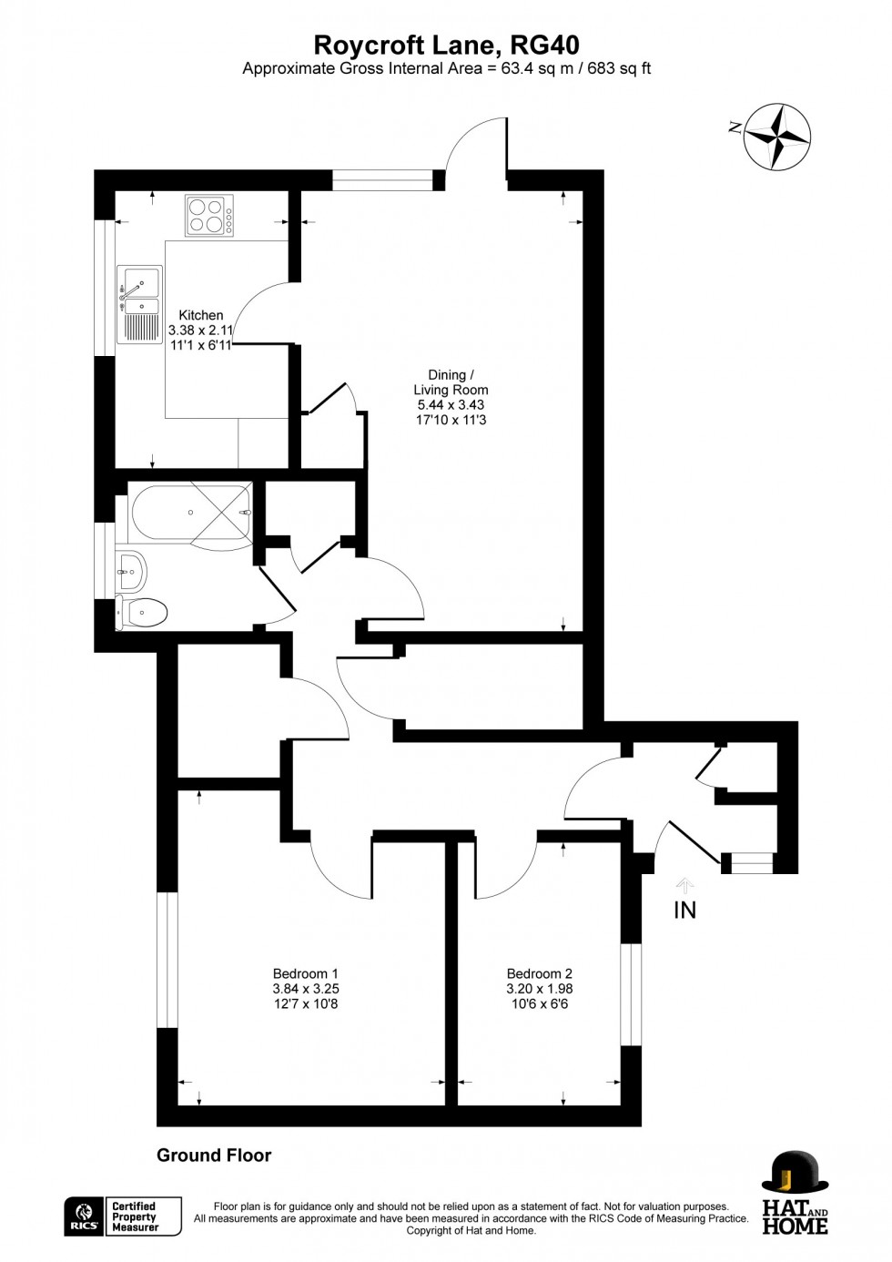 Floorplan for Finchampstead, Wokingham, Berkshire
