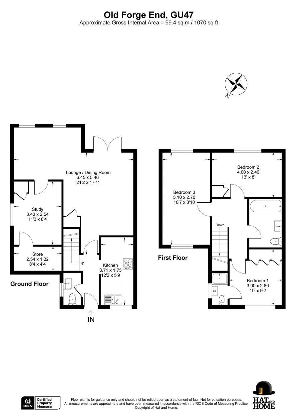 Floorplan for Sandhurst, Berkshire