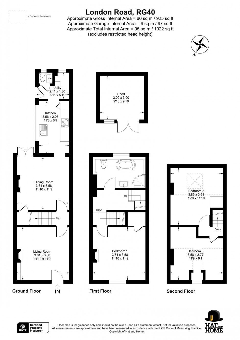 Floorplan for Wokingham, Berkshire