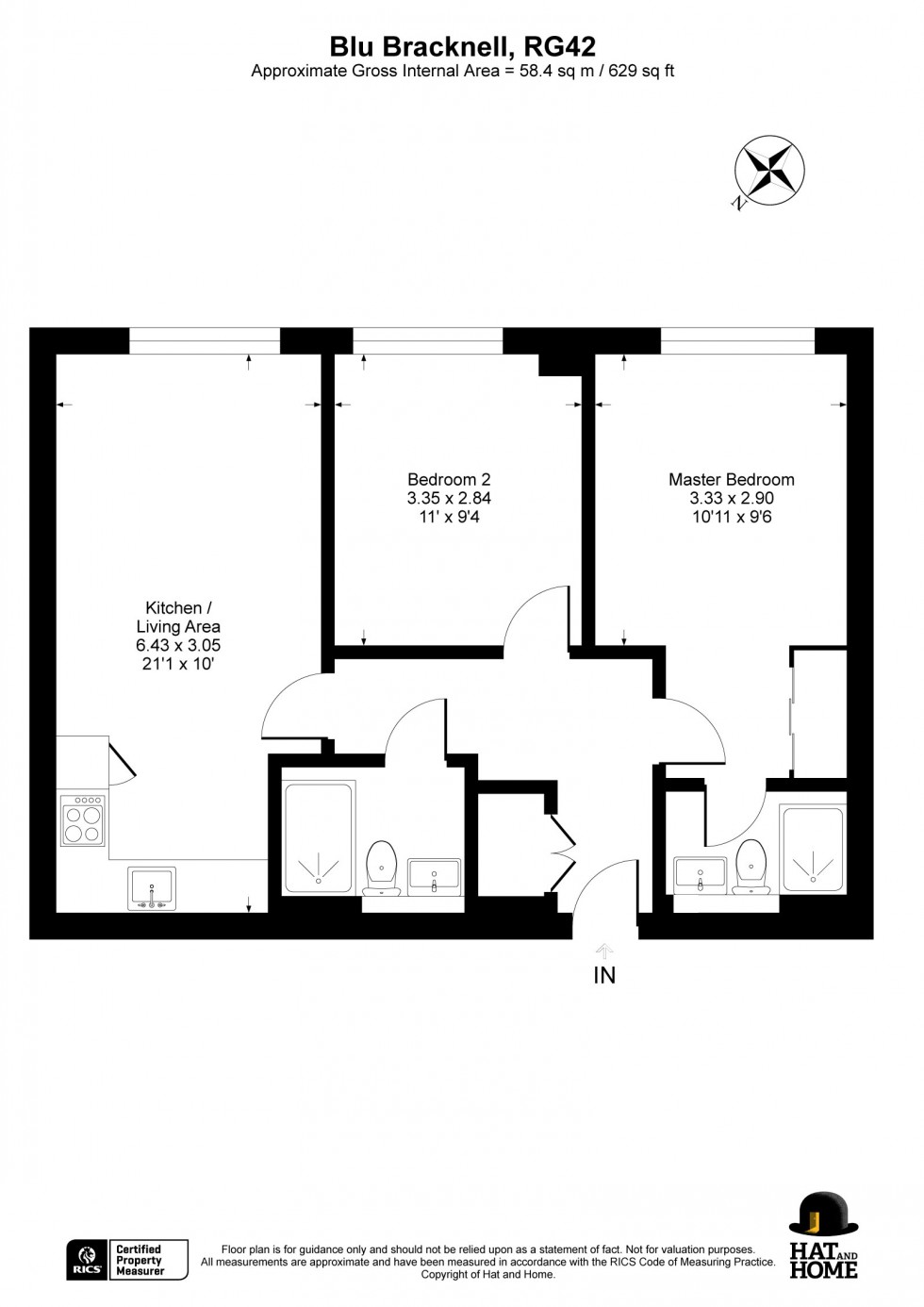 Floorplan for Bracknell, Berkshire