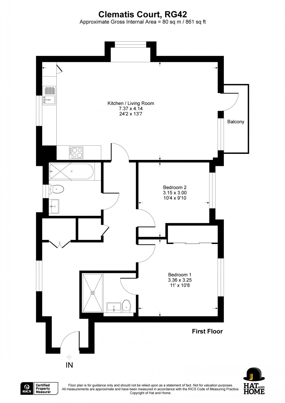 Floorplan for Warfield, Bracknell, Berkshire