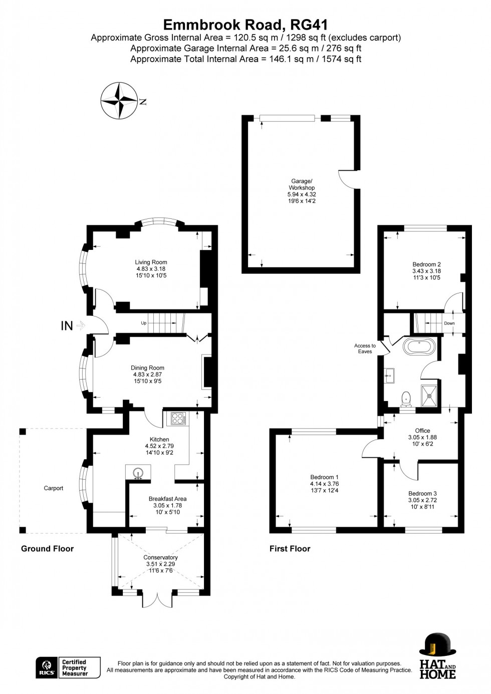 Floorplan for Wokingham, Berkshire