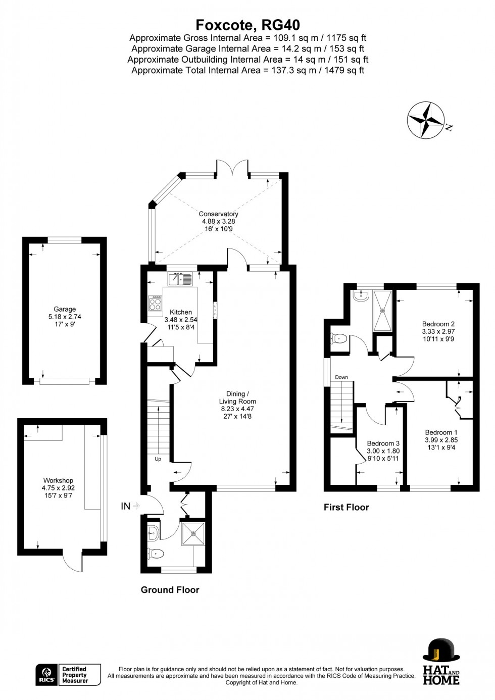 Floorplan for Finchampstead, Wokingham, Berkshire