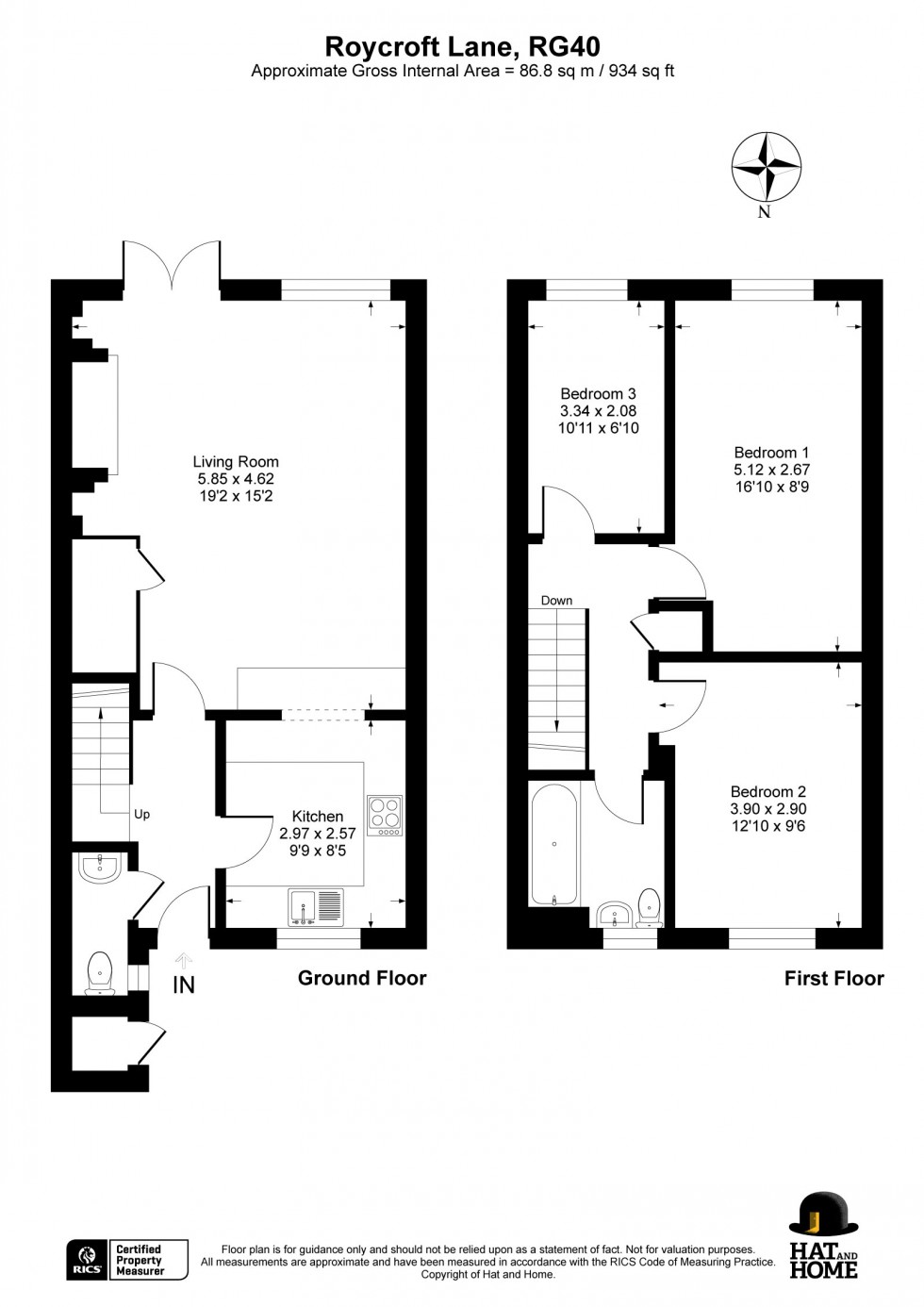 Floorplan for Finchampstead, Wokingham, Berkshire