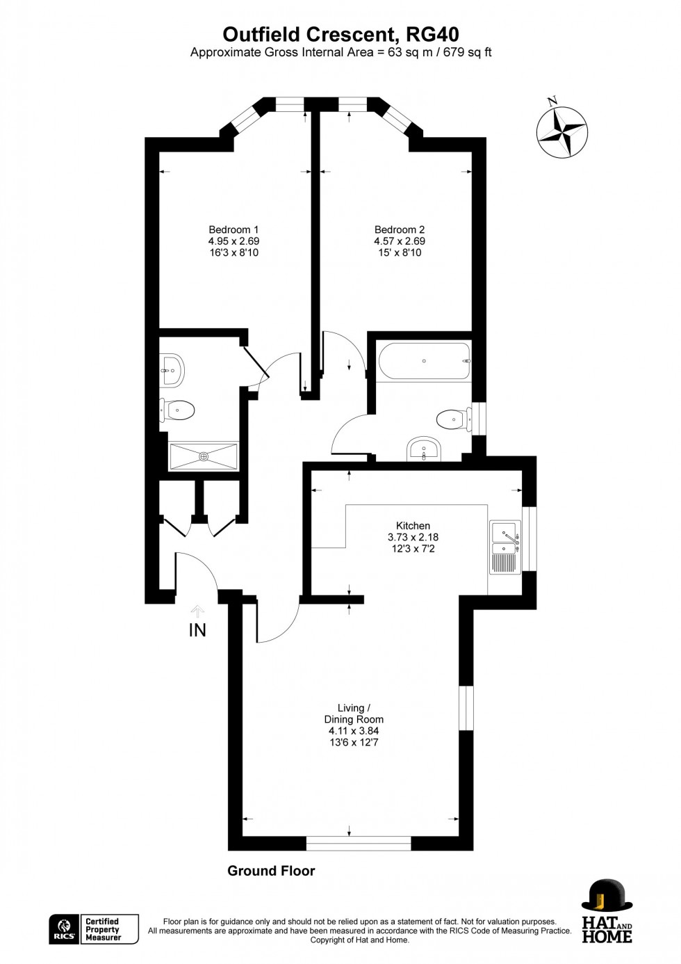 Floorplan for Wokingham, Berkshire
