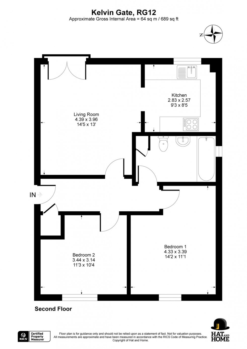 Floorplan for Bracknell, Berkshire