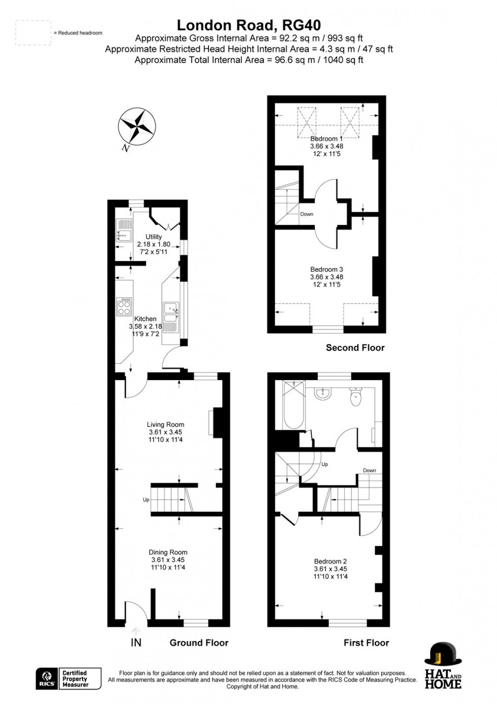 Floorplan for Wokingham, Berkshire