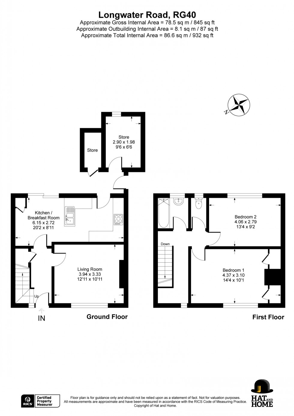 Floorplan for Finchampstead, Wokingham, Berkshire