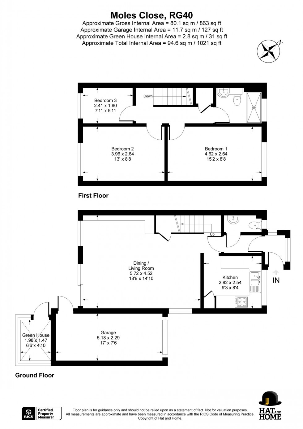 Floorplan for Wokingham, Berkshire