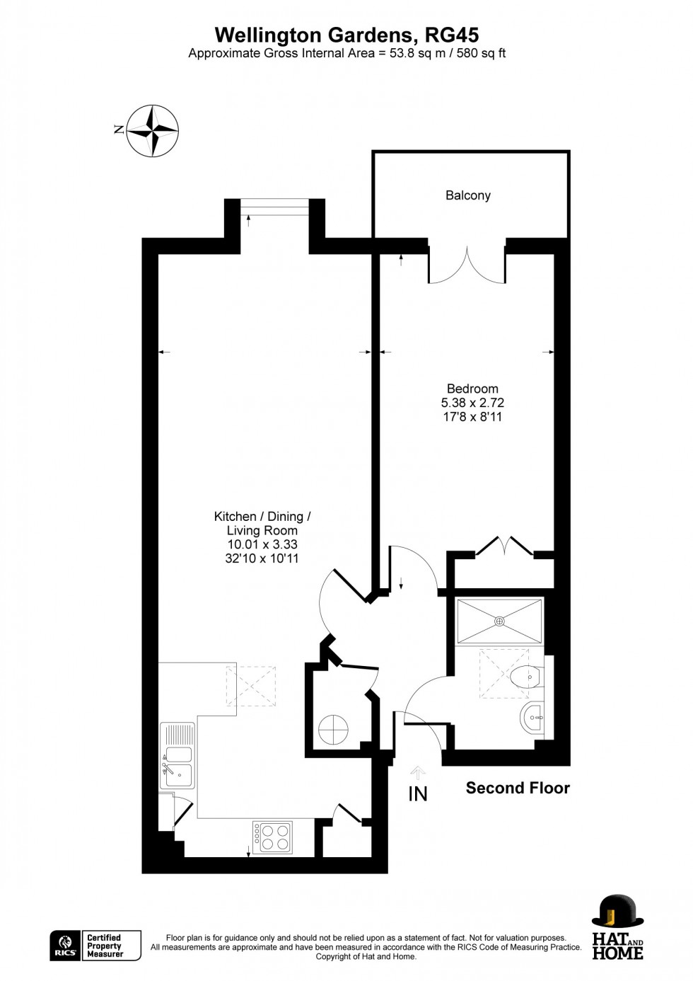 Floorplan for Crowthorne, Berkshire