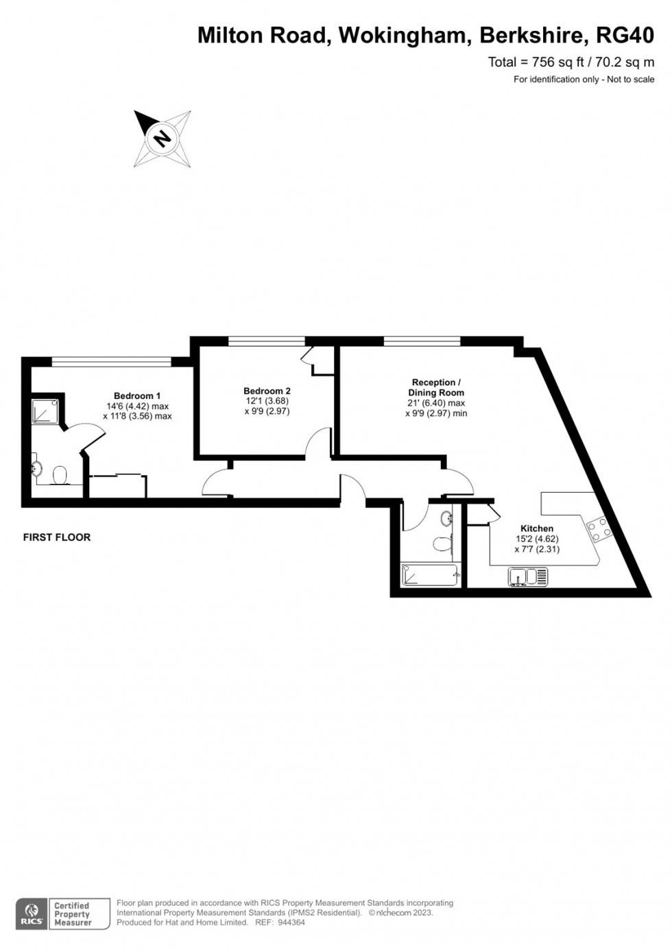 Floorplan for Wokingham, Berkshire