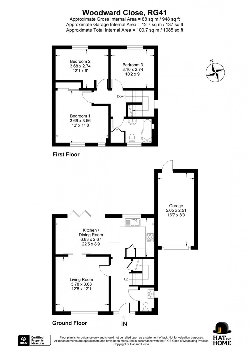 Floorplan for Winnersh, Wokingham, Berkshire