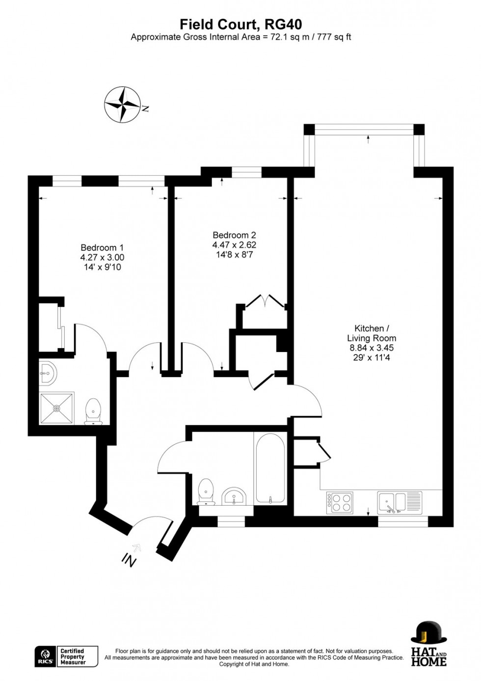 Floorplan for Wokingham, Berkshire
