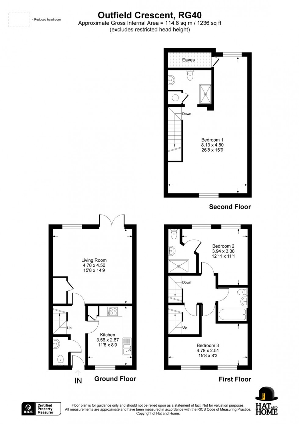 Floorplan for Wokingham, Berkshire