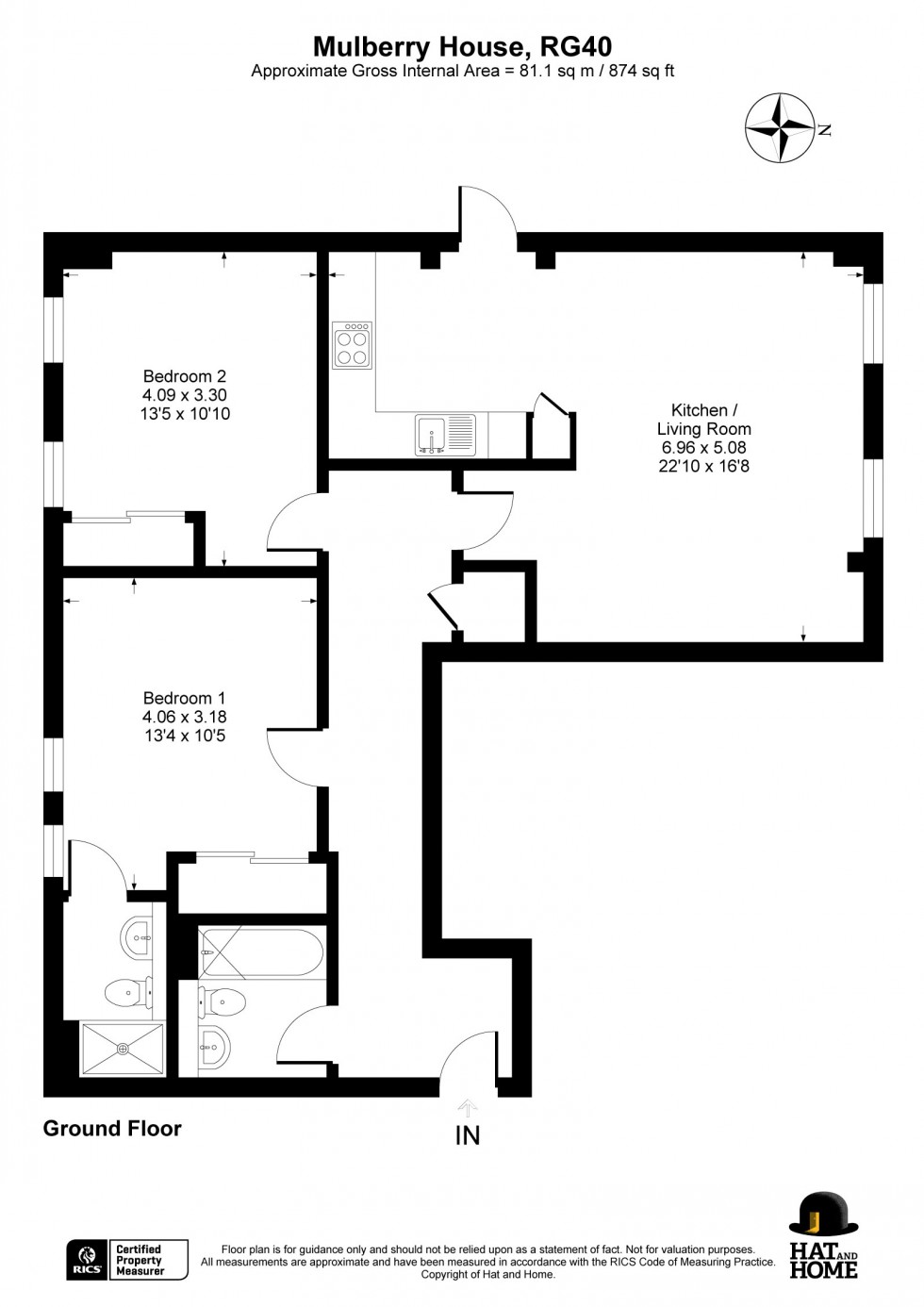 Floorplan for Wokingham, Berkshire