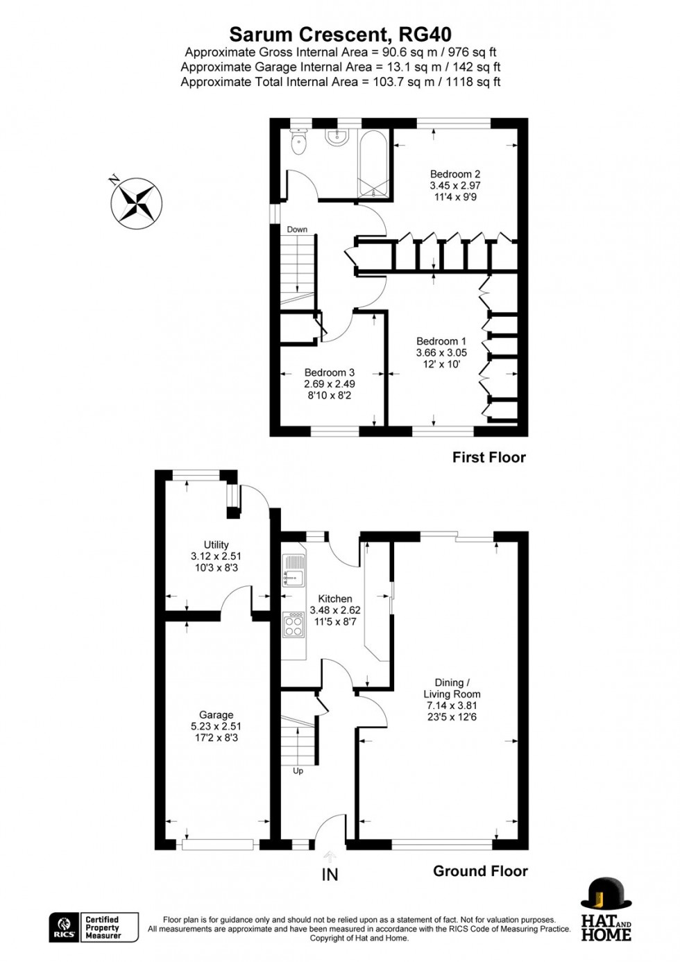 Floorplan for Wokingham, Berkshire