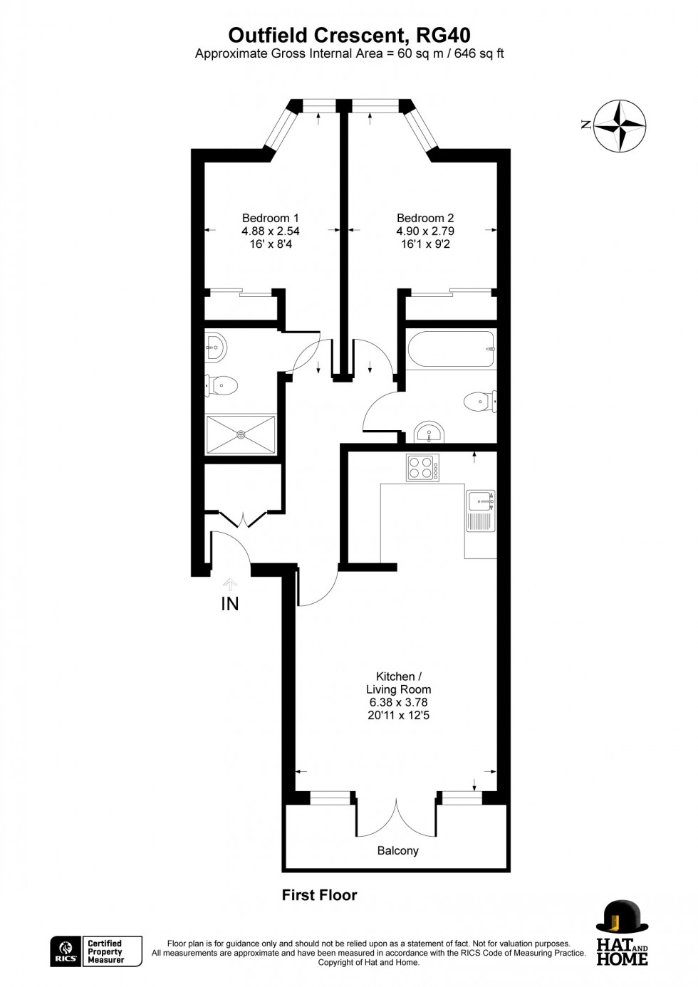 Floorplan for Wokingham, Berkshire