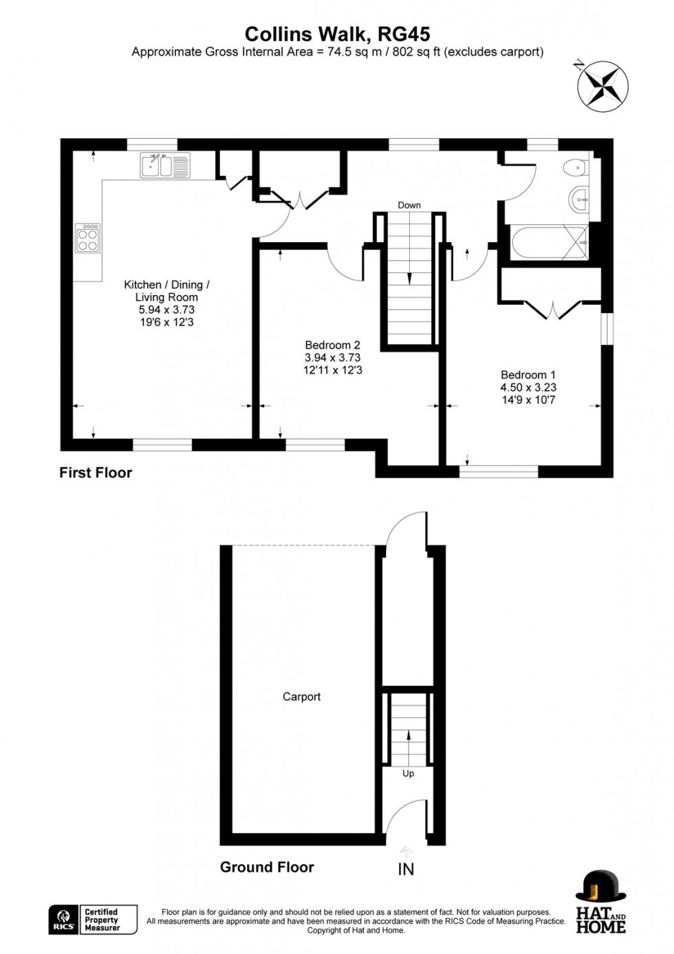 Floorplan for Crowthorne, Berkshire
