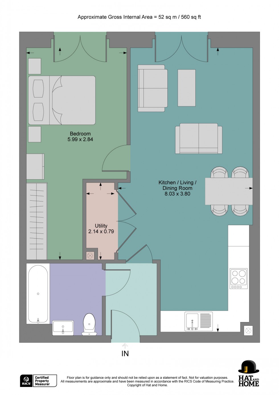 Floorplan for Wellington Road, Wokingham, Berkshire