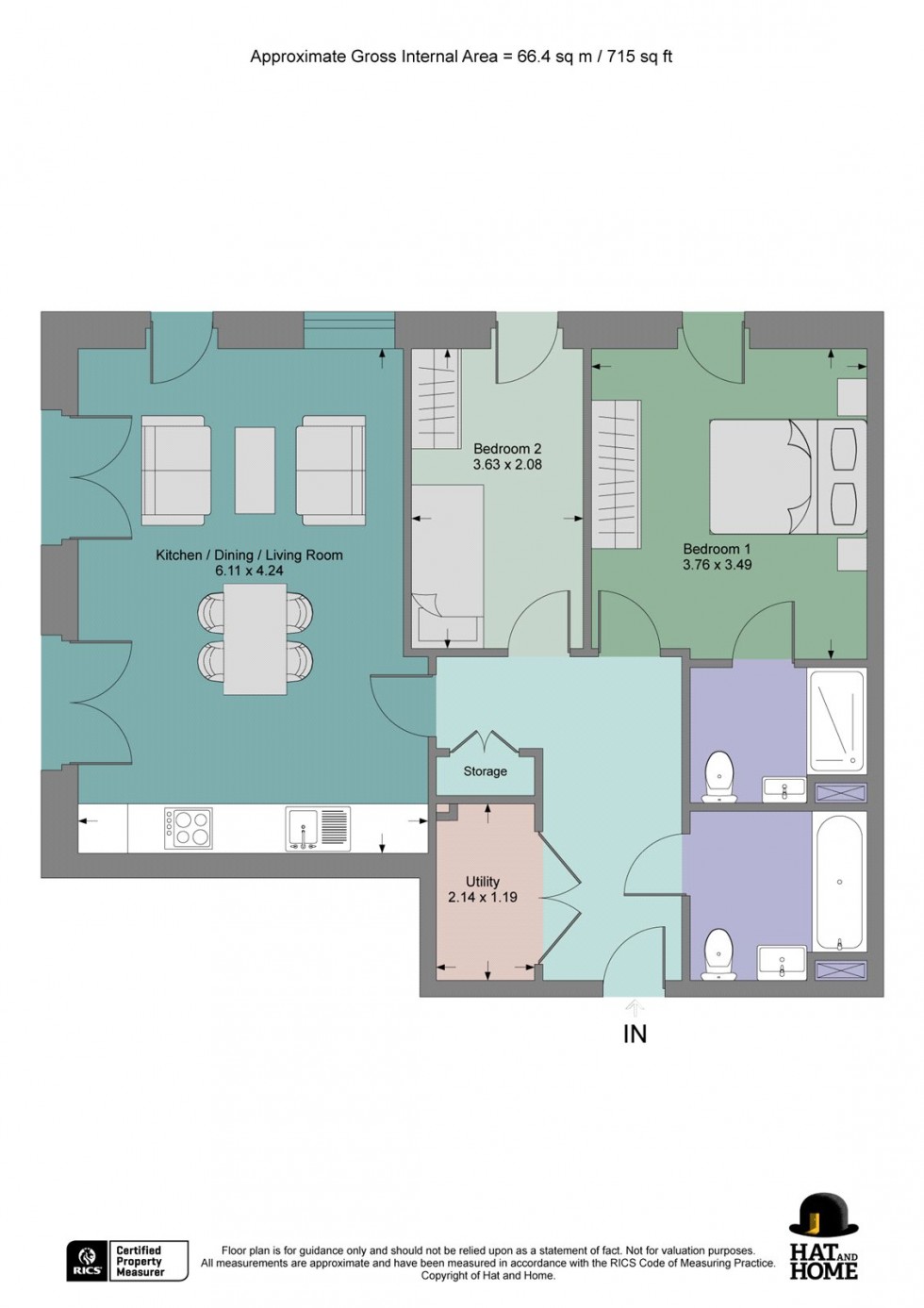 Floorplan for Wellington Road, Wokingham, Berkshire