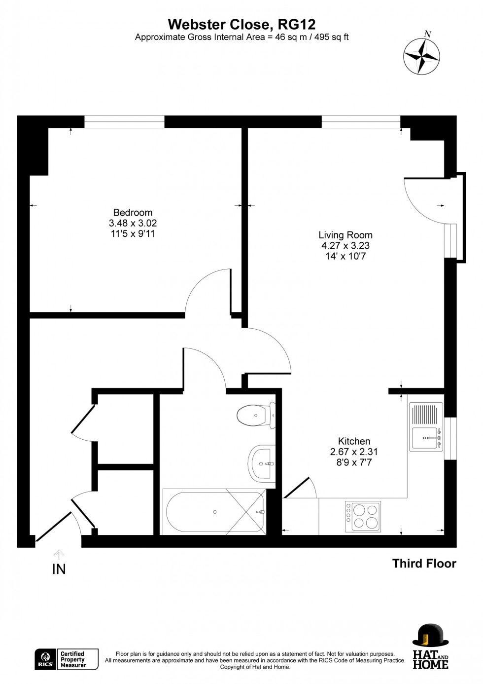 Floorplan for Bracknell, Berkshire