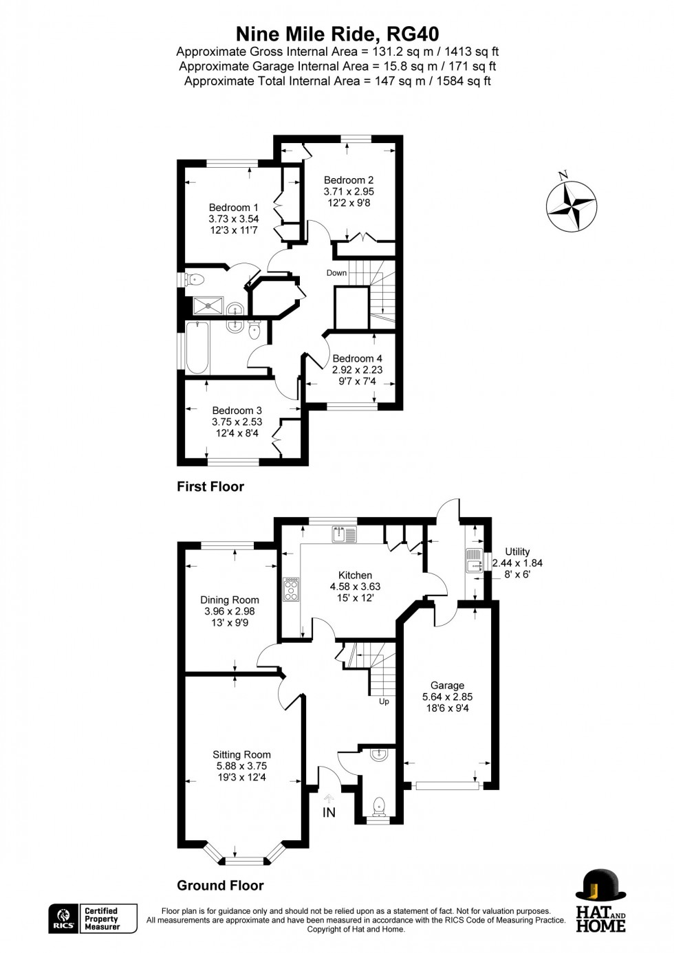 Floorplan for Wokingham, Berkshire