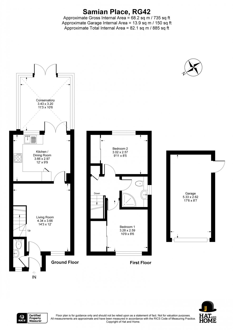 Floorplan for Binfield, Berkshire