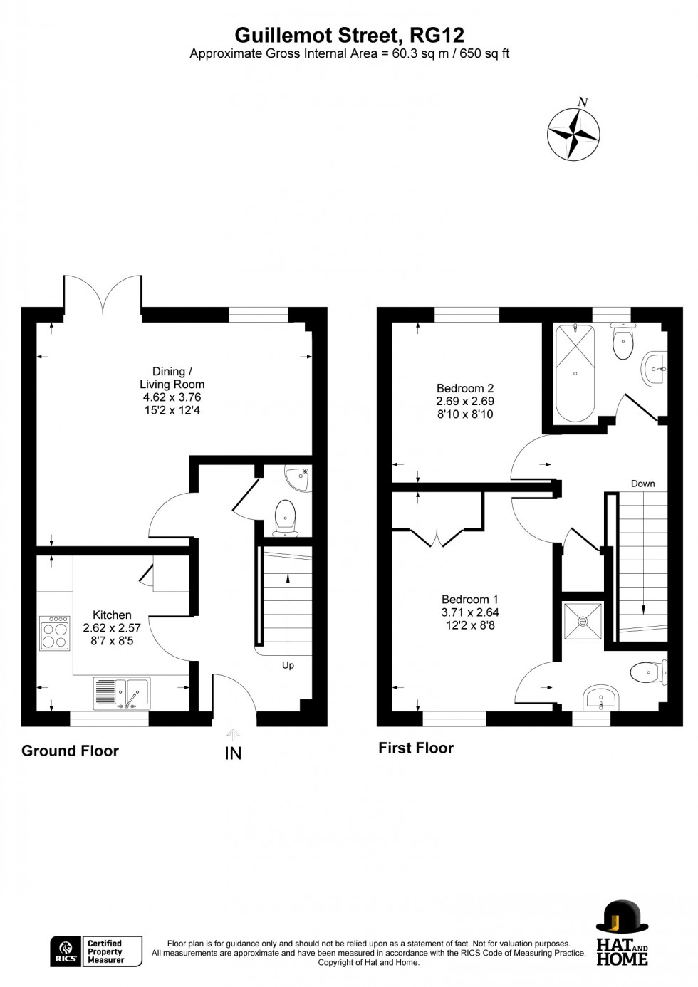Floorplan for Bracknell, Berkshire